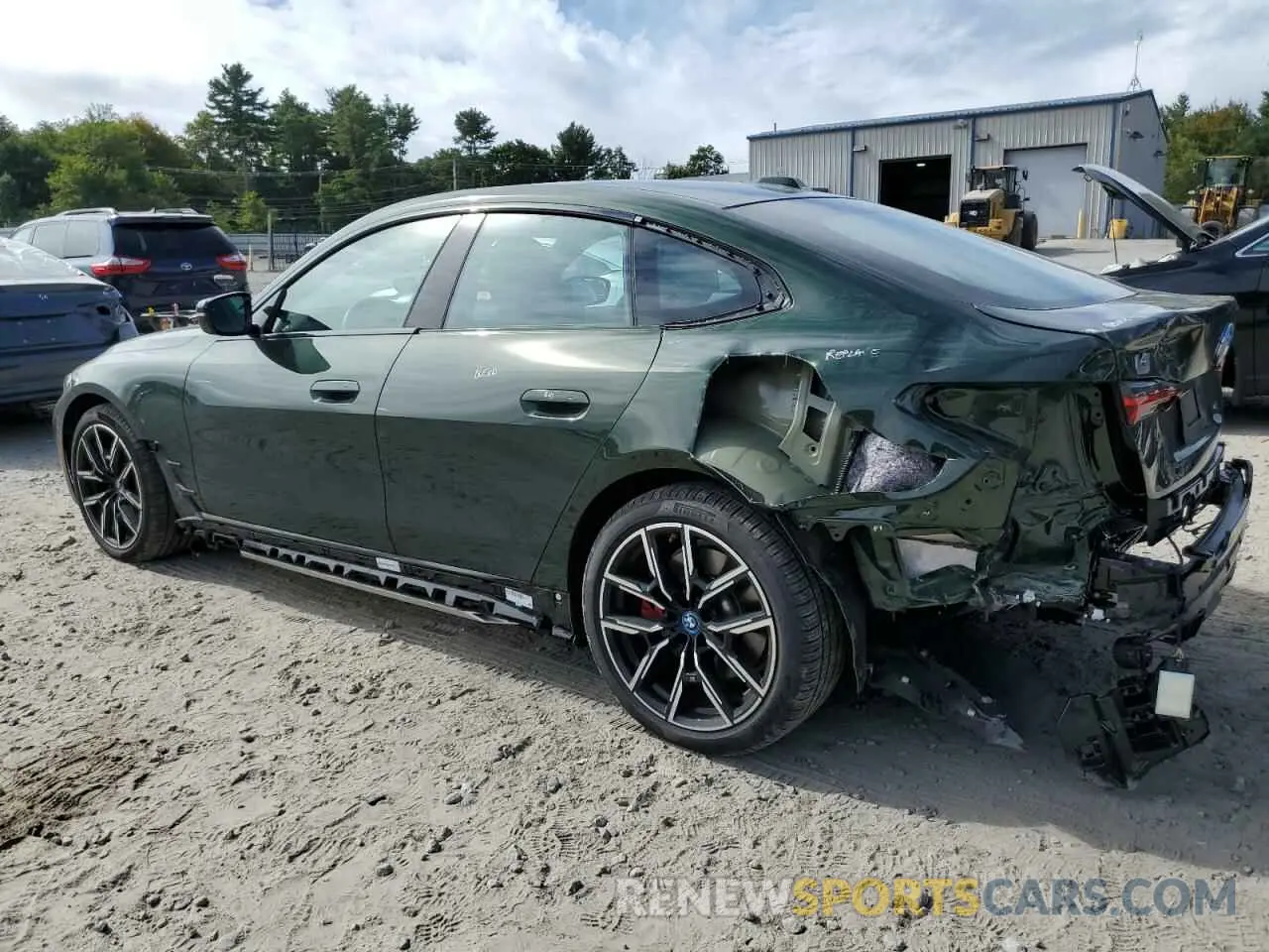 2 Photograph of a damaged car WBY33AW01RFS03960 BMW I4 M50 2024