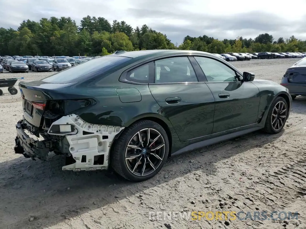 3 Photograph of a damaged car WBY33AW01RFS03960 BMW I4 M50 2024