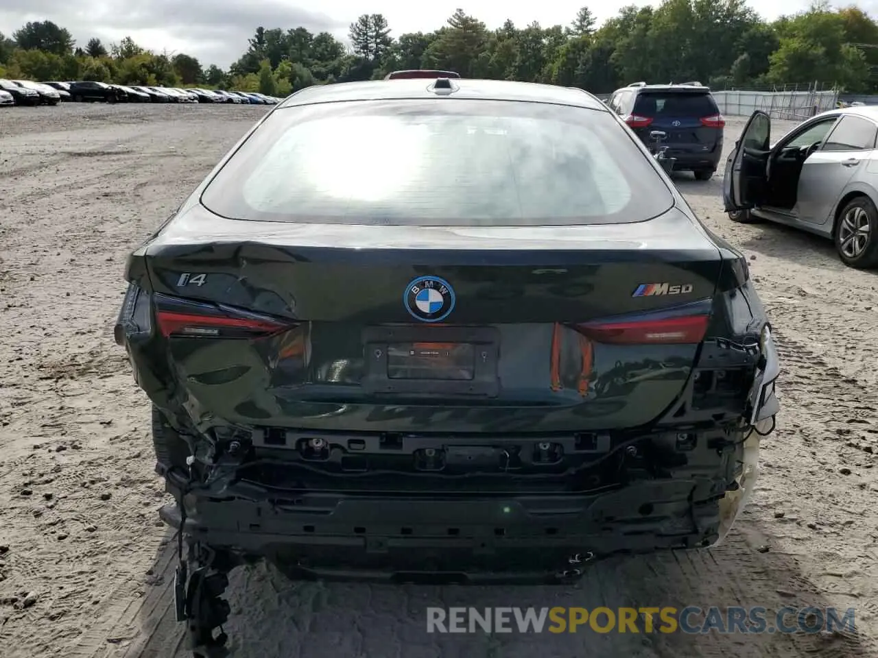 6 Photograph of a damaged car WBY33AW01RFS03960 BMW I4 M50 2024