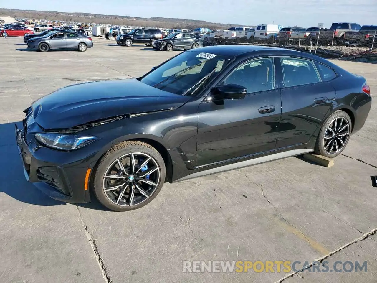 1 Photograph of a damaged car WBY33HD03SFU00694 BMW I4 M50 2025