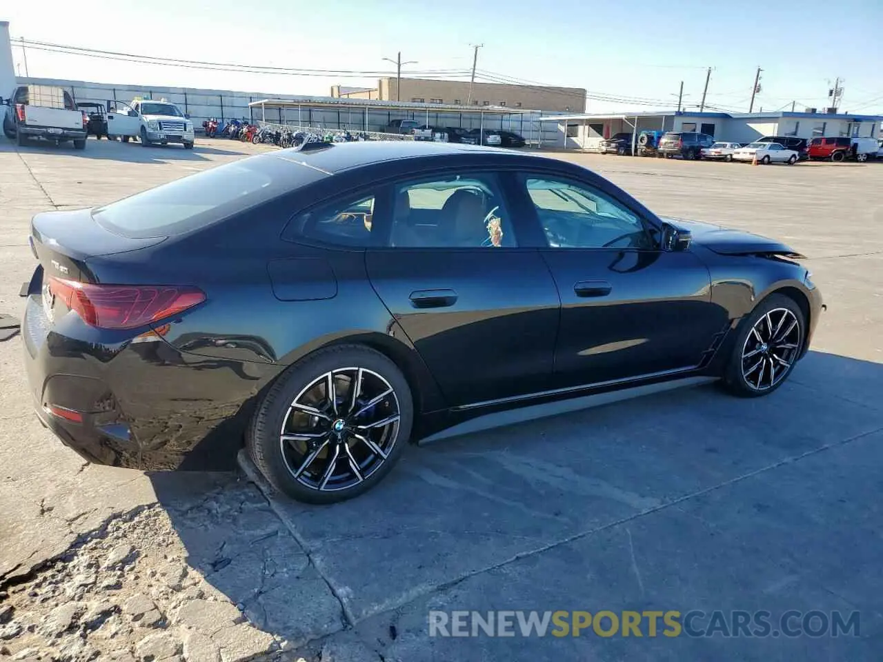 3 Photograph of a damaged car WBY33HD03SFU00694 BMW I4 M50 2025