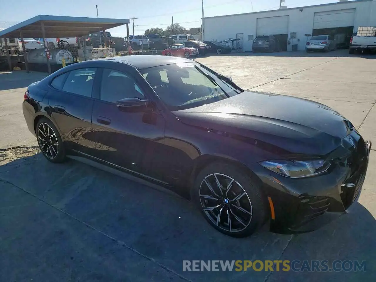 4 Photograph of a damaged car WBY33HD03SFU00694 BMW I4 M50 2025