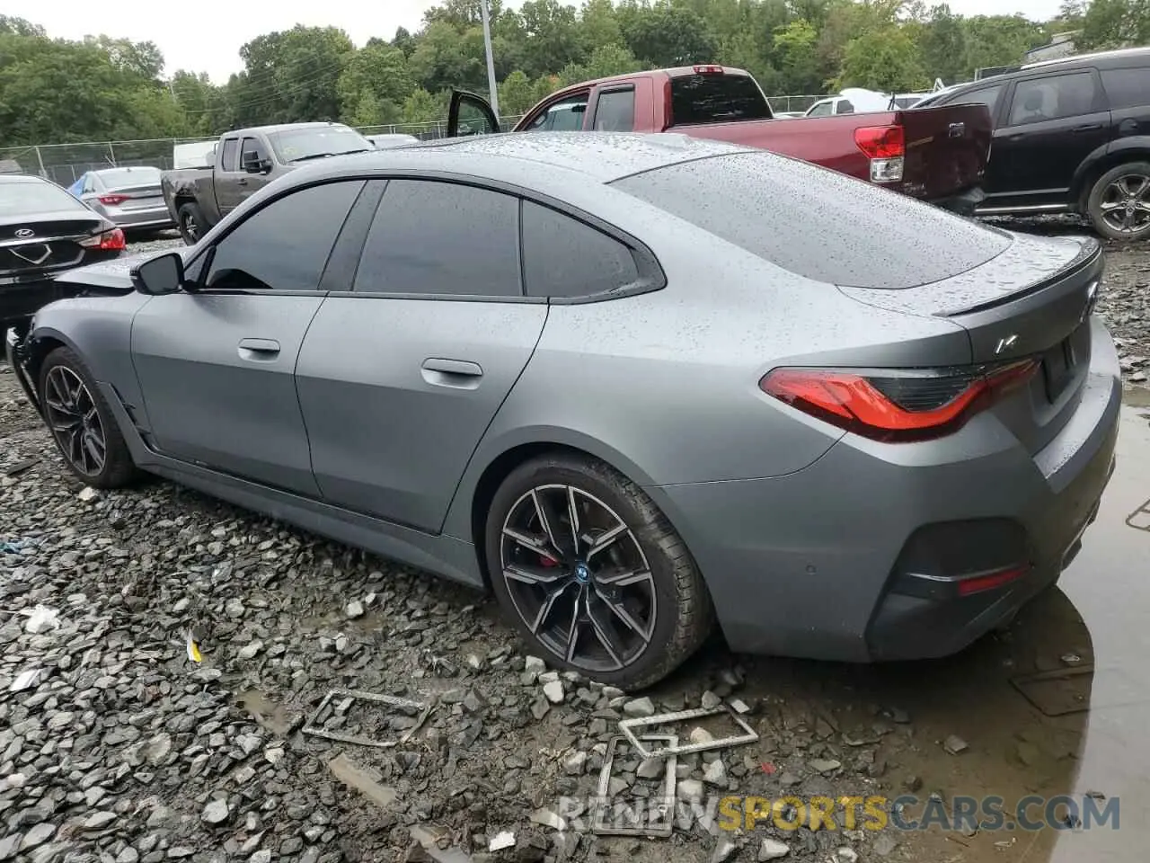 2 Photograph of a damaged car WBY83FB01RFS05829 BMW I4 XDRIVE 2024