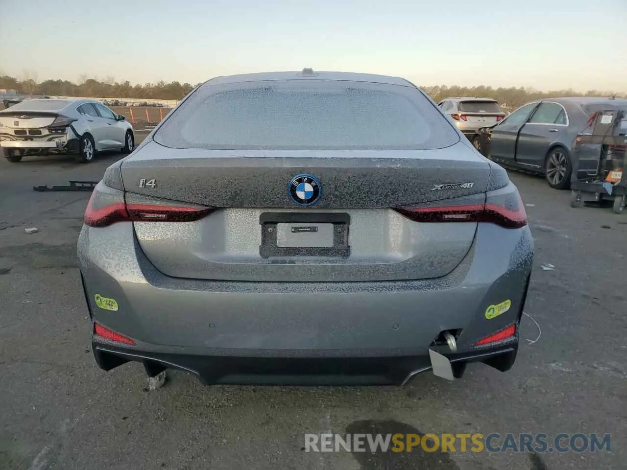 6 Photograph of a damaged car WBY83FB05RFS82087 BMW I4 XDRIVE 2024