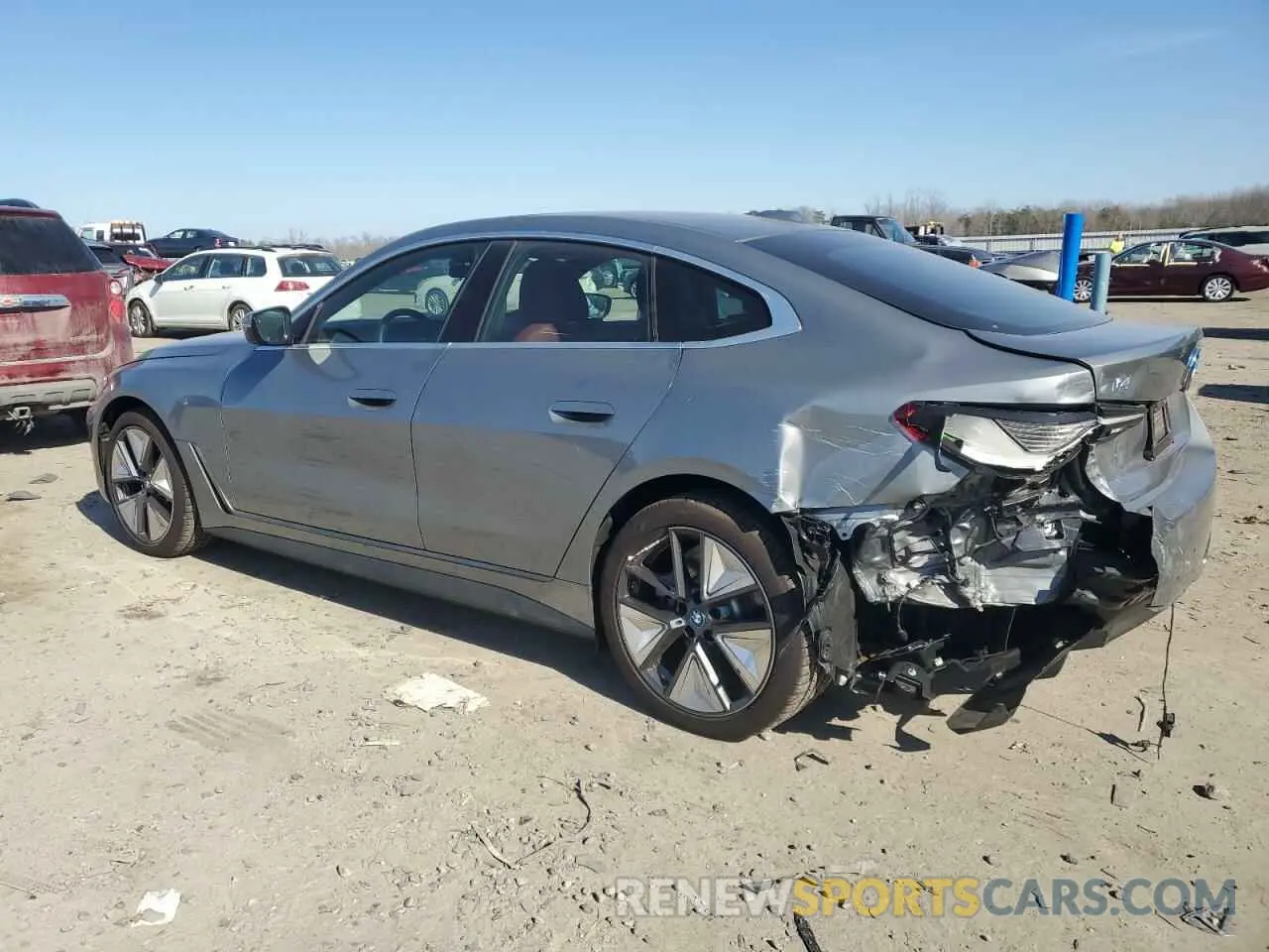 2 Photograph of a damaged car WBY83FB0XRFS41129 BMW I4 XDRIVE 2024