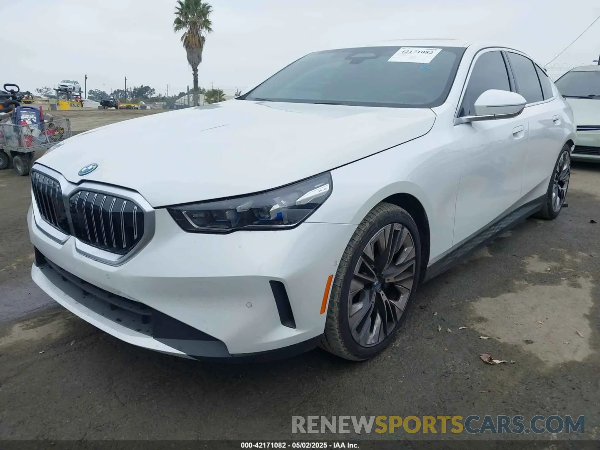2 Photograph of a damaged car WBY33FK03RCR34684 BMW I5 2024