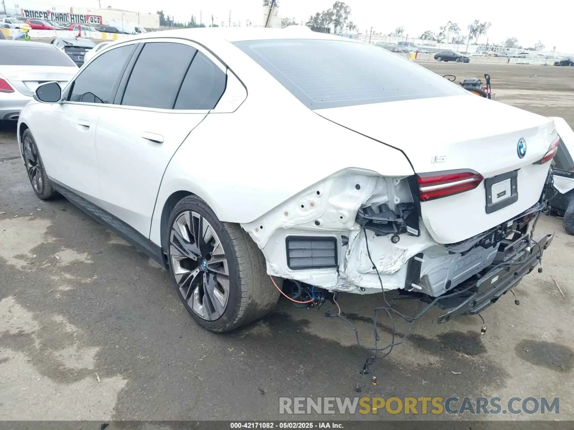 3 Photograph of a damaged car WBY33FK03RCR34684 BMW I5 2024