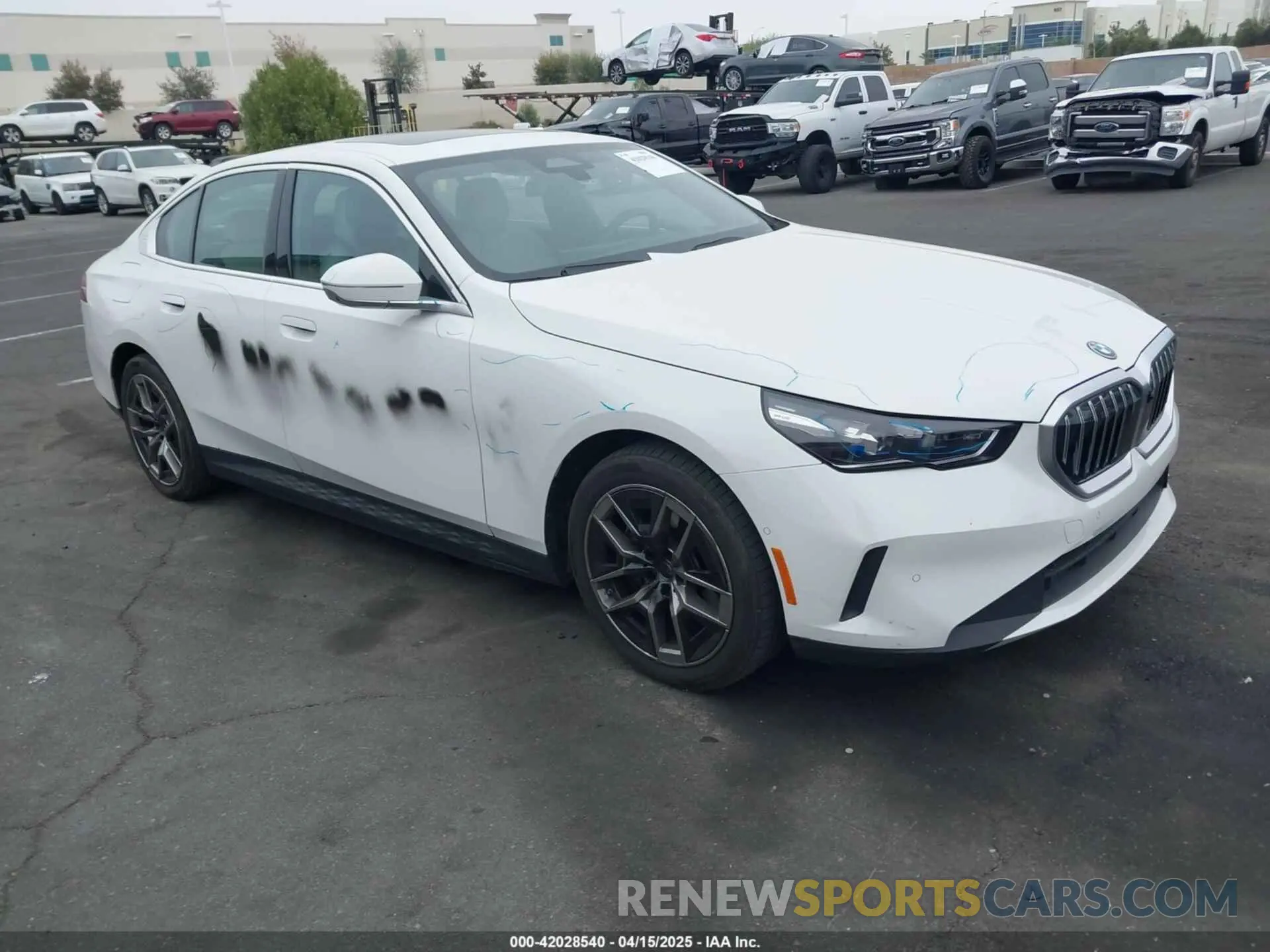 13 Photograph of a damaged car WBY33FK03RCR99079 BMW I5 2024