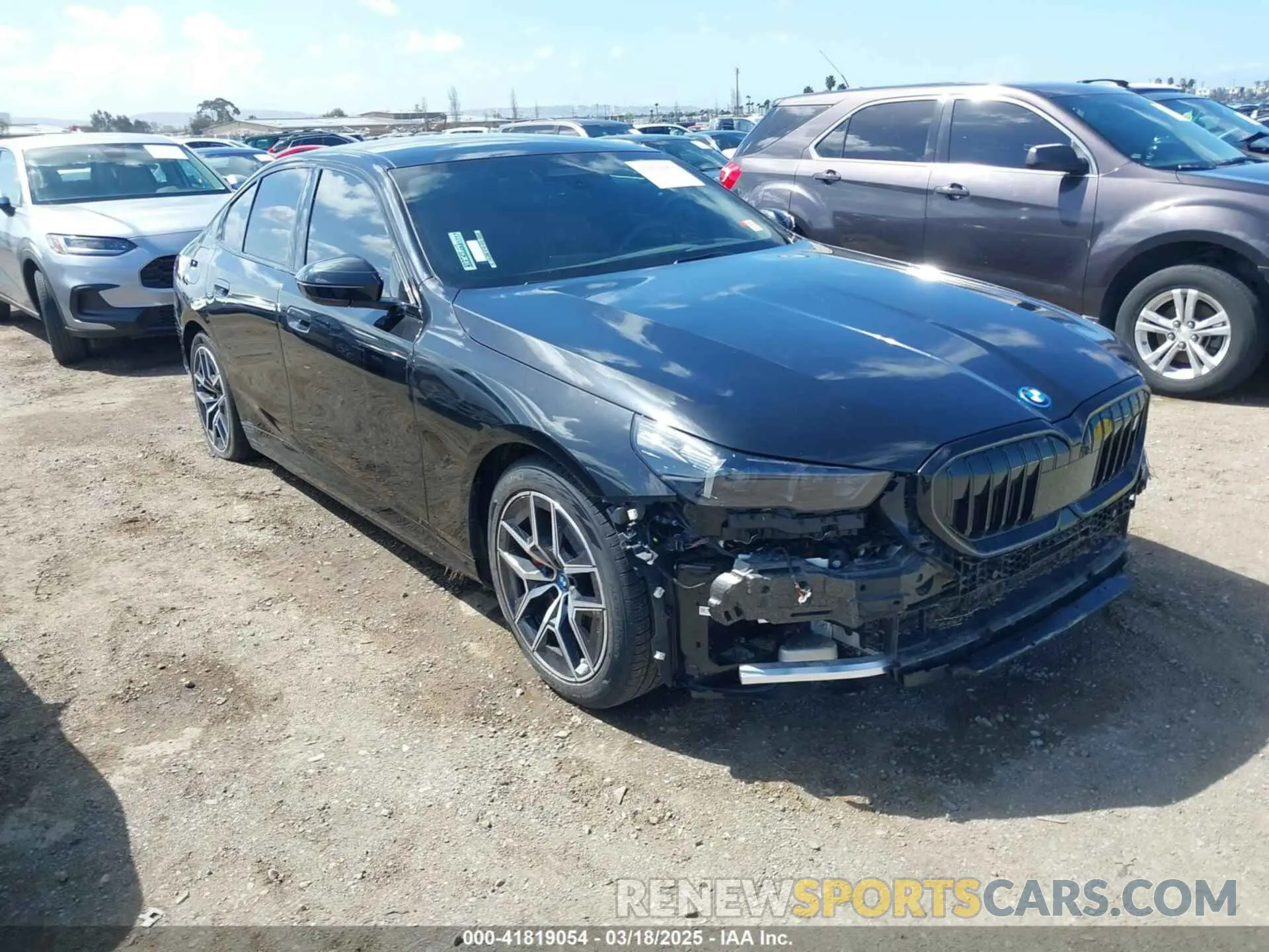 1 Photograph of a damaged car WBY33FK07RCR33103 BMW I5 2024