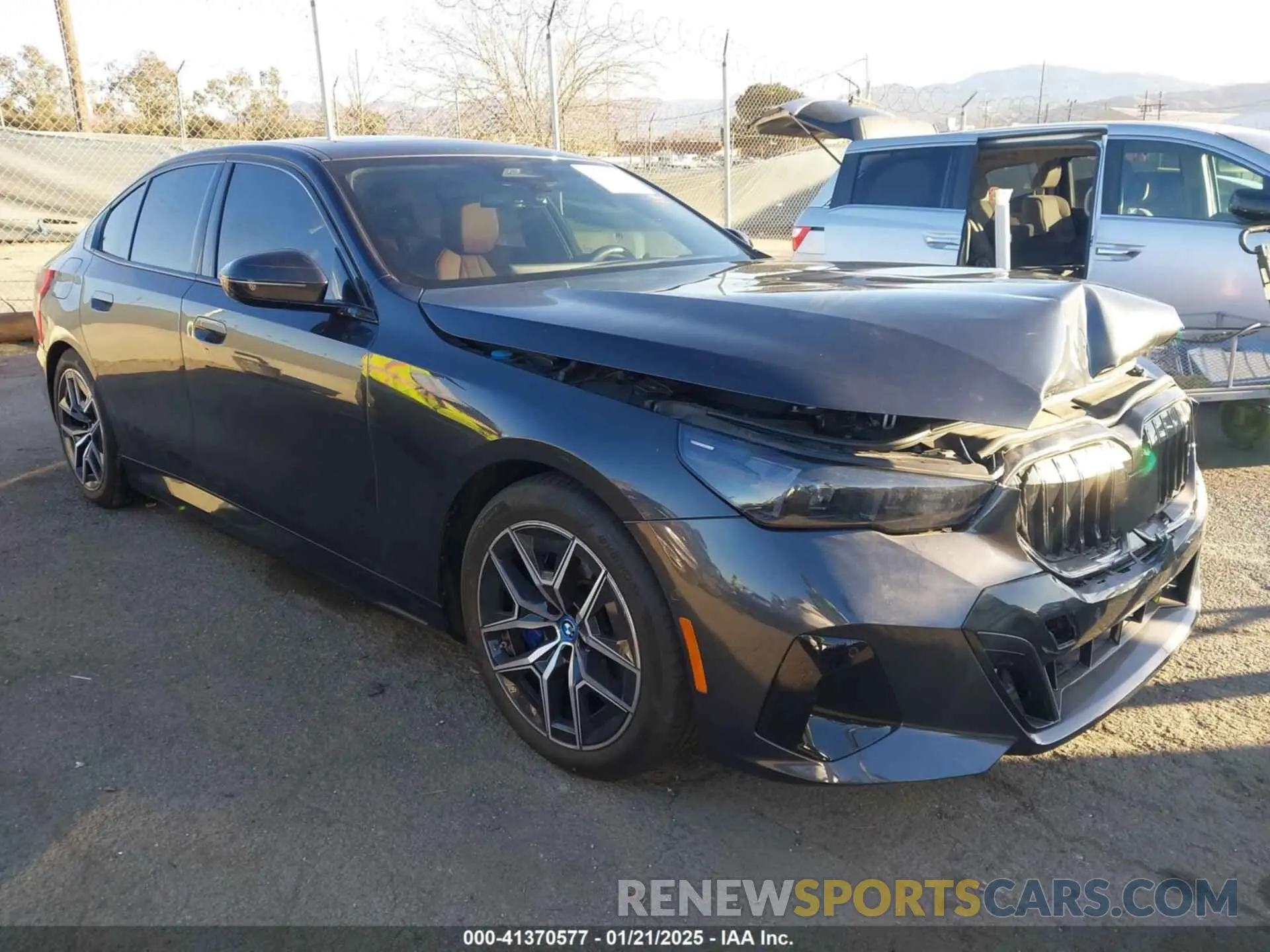 1 Photograph of a damaged car WBY33FK09RCR42126 BMW I5 2024