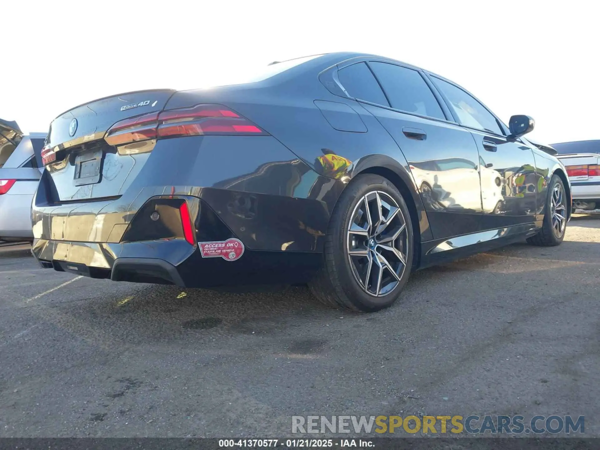 4 Photograph of a damaged car WBY33FK09RCR42126 BMW I5 2024