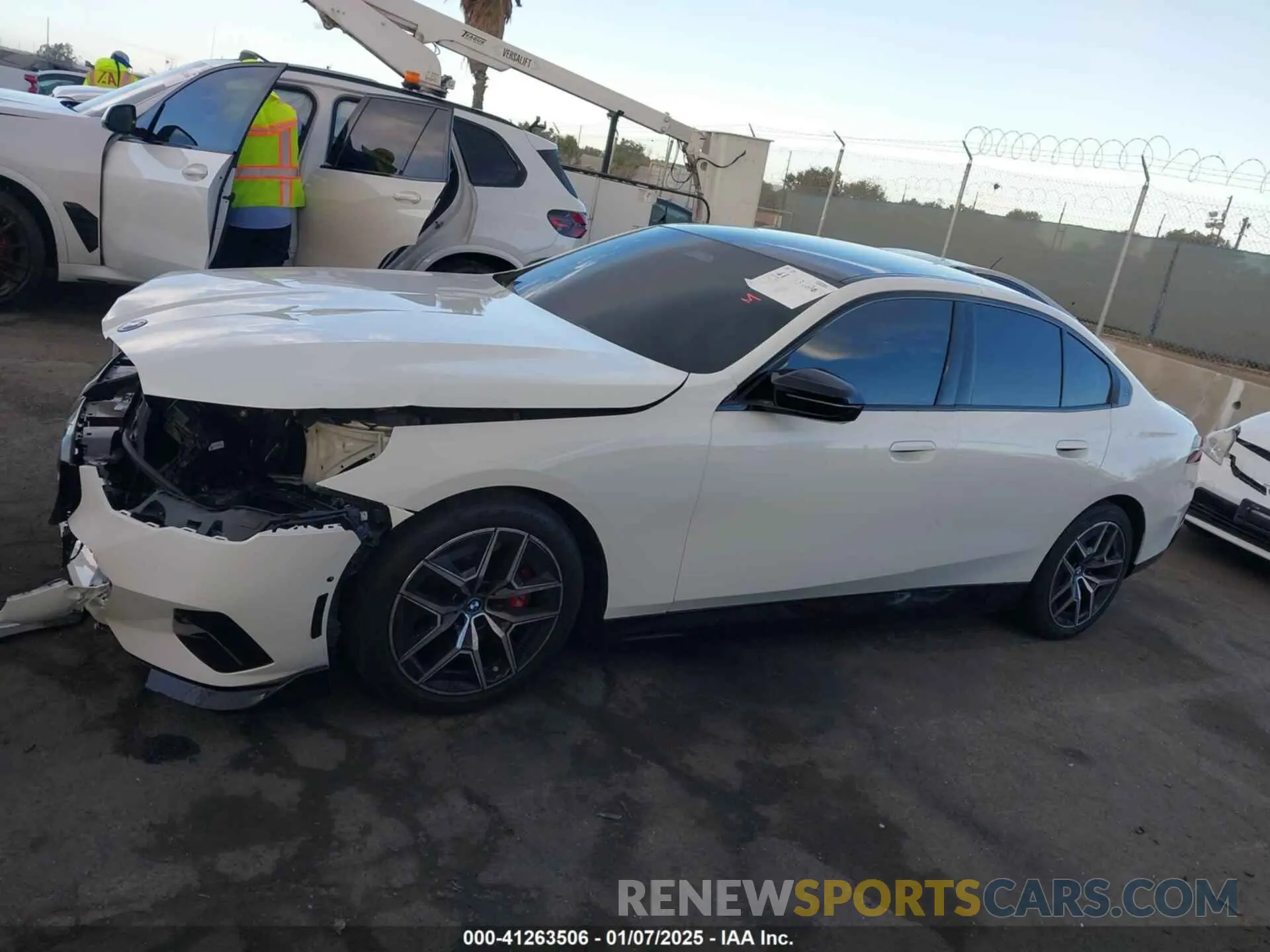 14 Photograph of a damaged car WBY43FK05RCR89416 BMW I5 2024