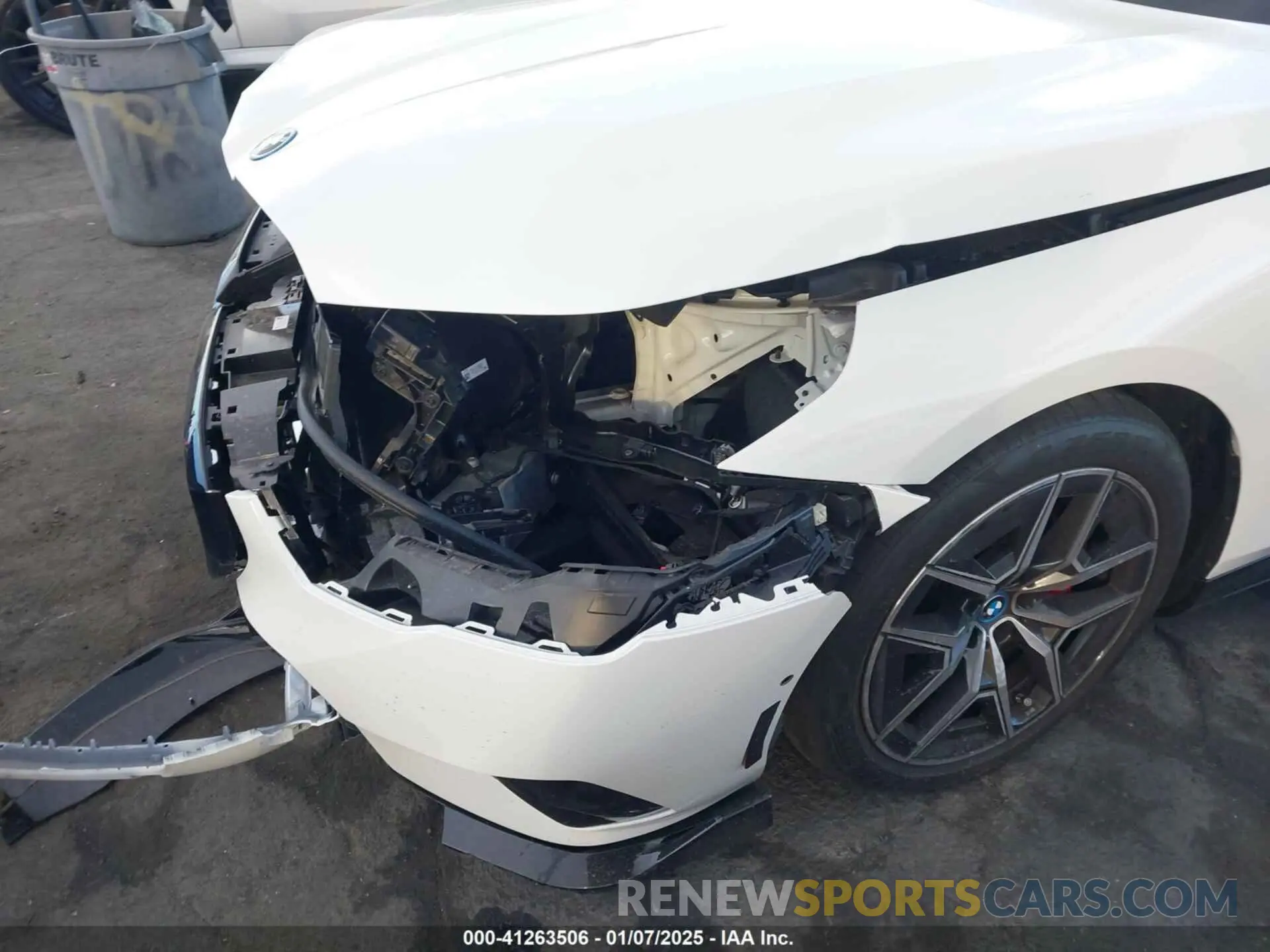 19 Photograph of a damaged car WBY43FK05RCR89416 BMW I5 2024