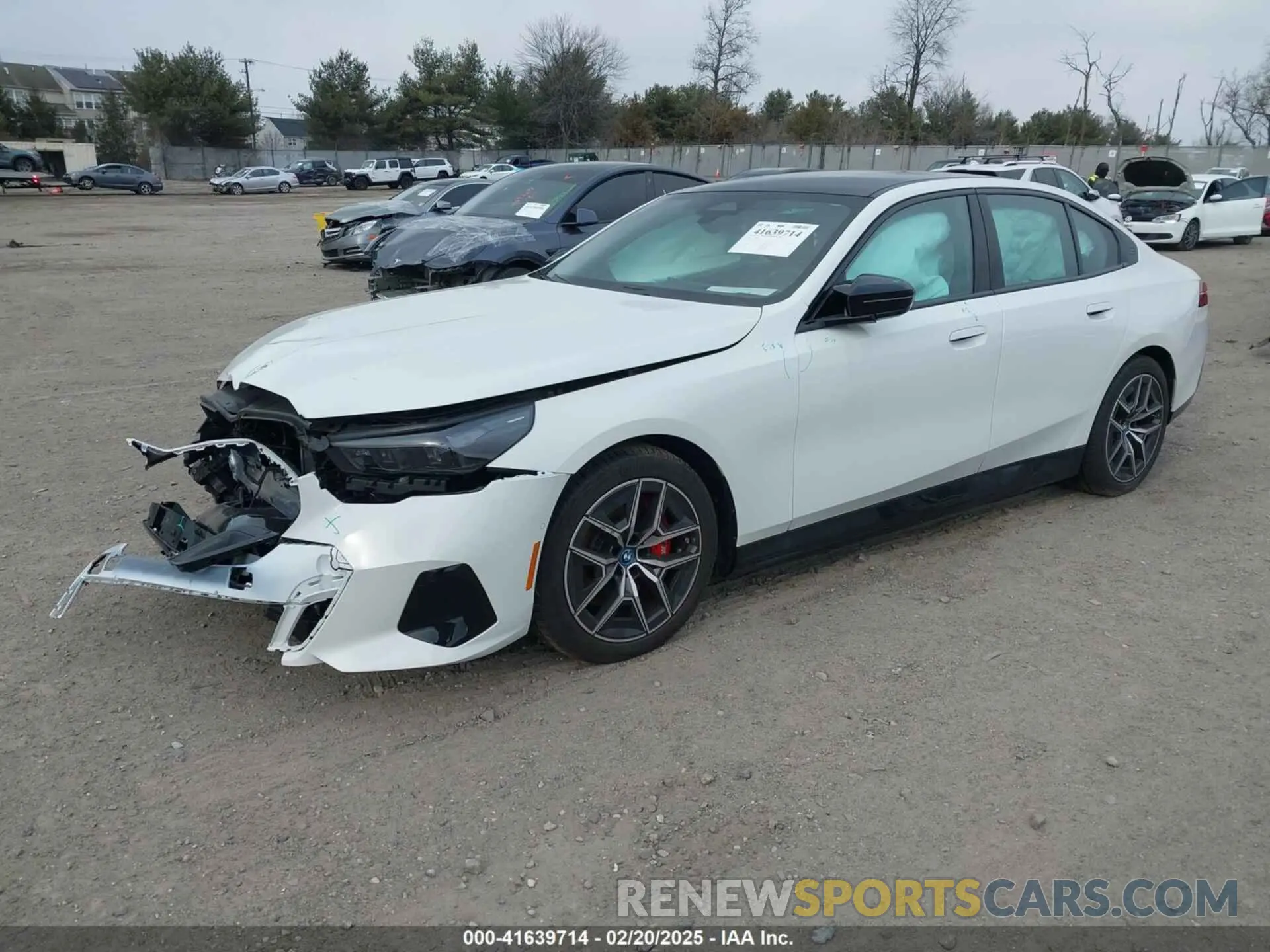 2 Photograph of a damaged car WBY43FK07RCP53740 BMW I5 2024
