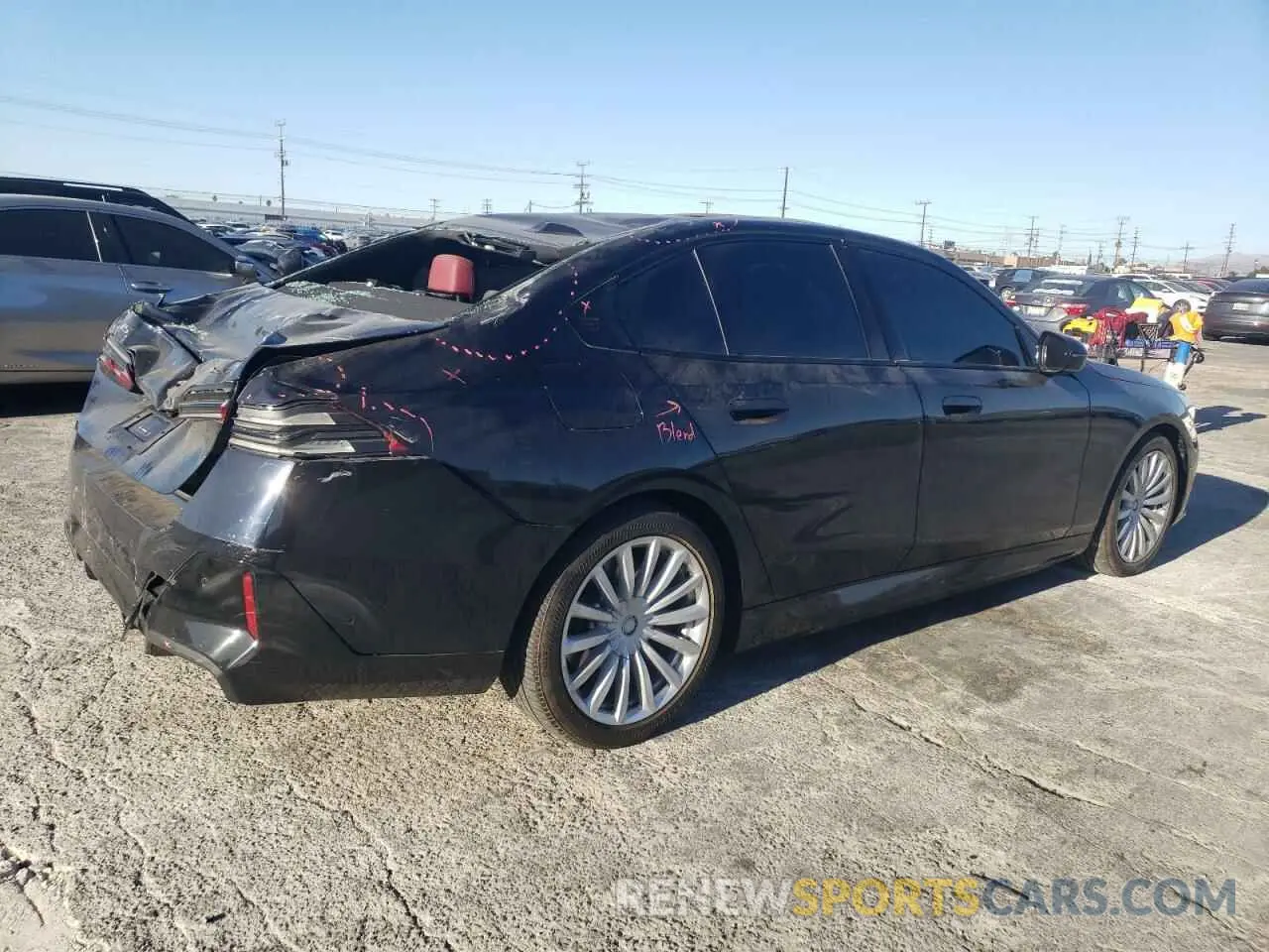 3 Photograph of a damaged car WBY33FK03RCR92861 BMW I5 EDRIVE 2024