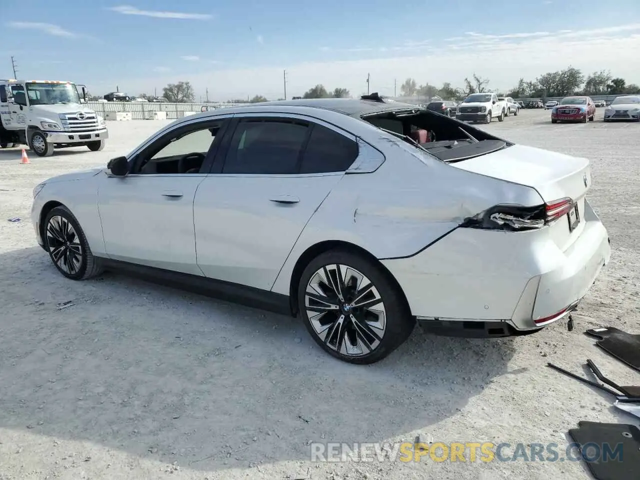 2 Photograph of a damaged car WBY33FK04RCR38307 BMW I5 EDRIVE 2024