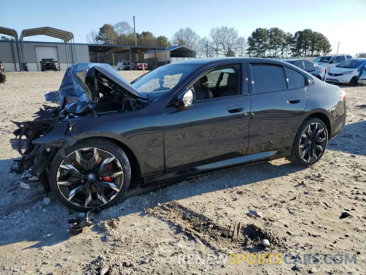1 Photograph of a damaged car WBY33FK04RCR49355 BMW I5 EDRIVE 2024