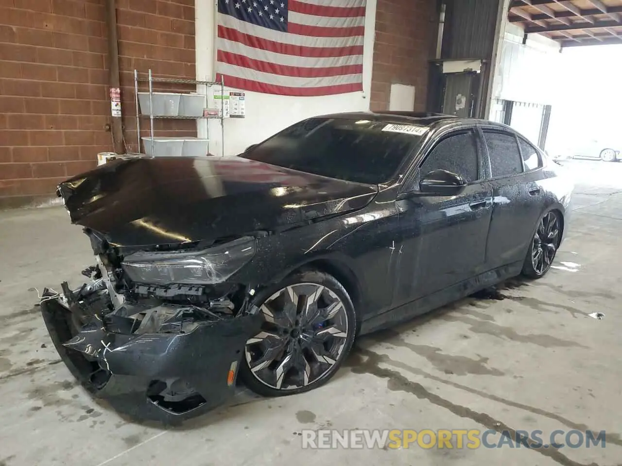 1 Photograph of a damaged car WBY33FK07RCP43401 BMW I5 EDRIVE 2024