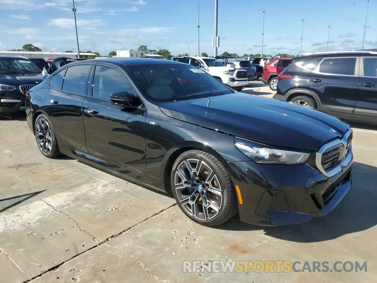 4 Photograph of a damaged car WBY43FK00RCP12947 BMW I5 M60 2024