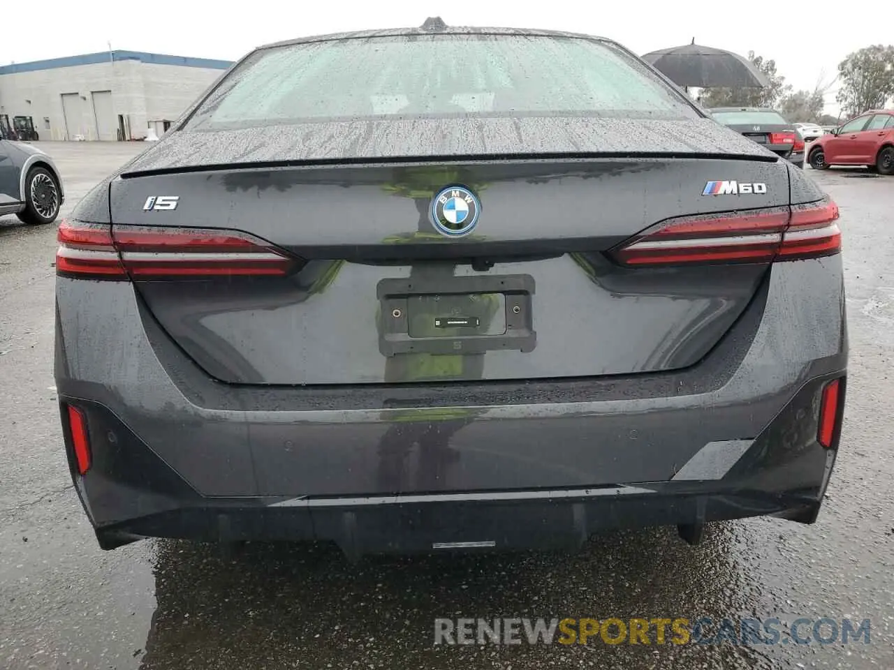 6 Photograph of a damaged car WBY43FK04RCP95184 BMW I5 M60 2024