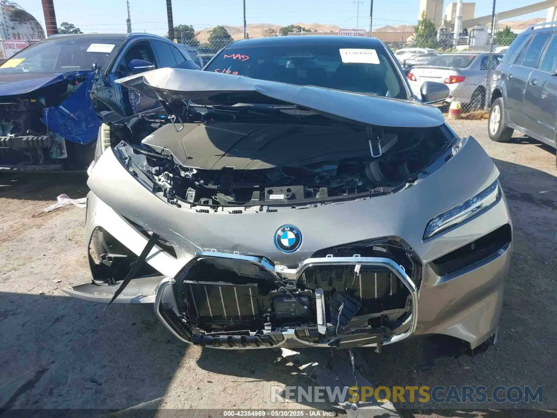 13 Photograph of a damaged car WBY43EJ00RCR66802 BMW I7 2024