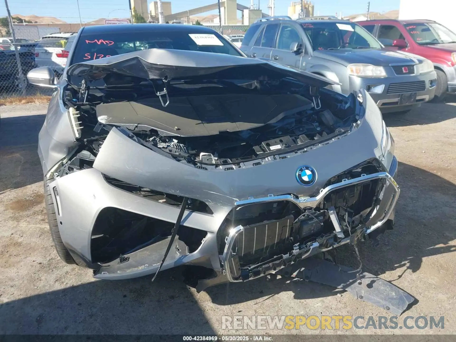 6 Photograph of a damaged car WBY43EJ00RCR66802 BMW I7 2024