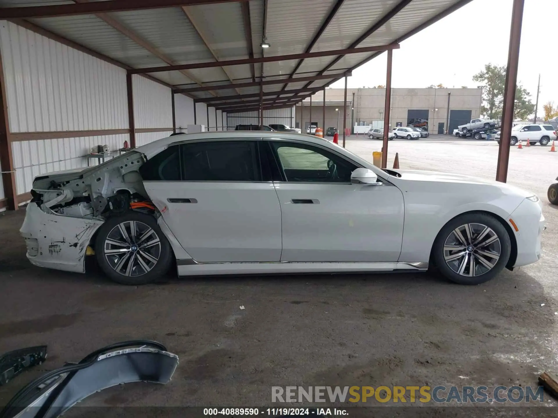 13 Photograph of a damaged car WBY43EJ04RCR65779 BMW I7 2024