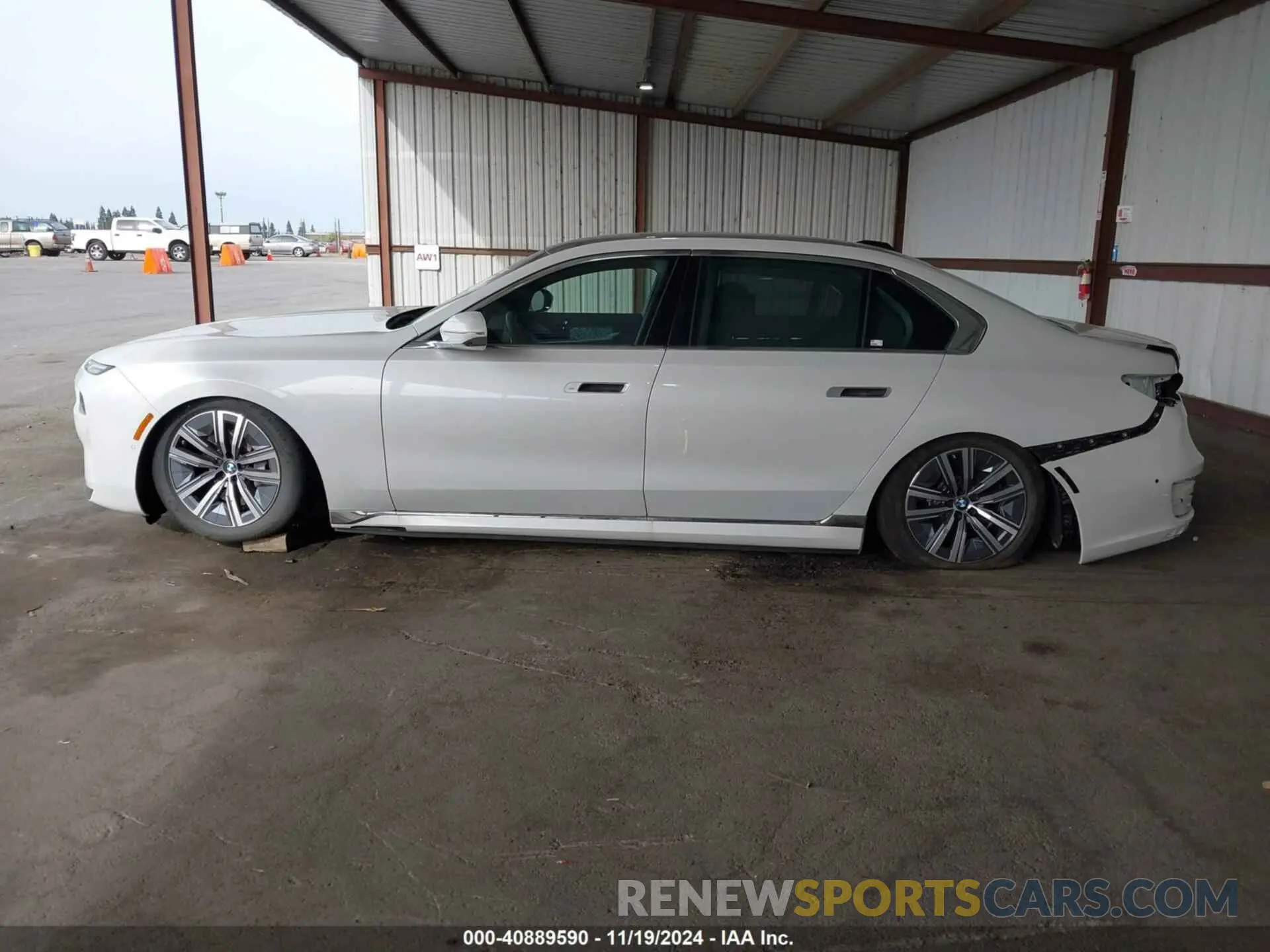 14 Photograph of a damaged car WBY43EJ04RCR65779 BMW I7 2024