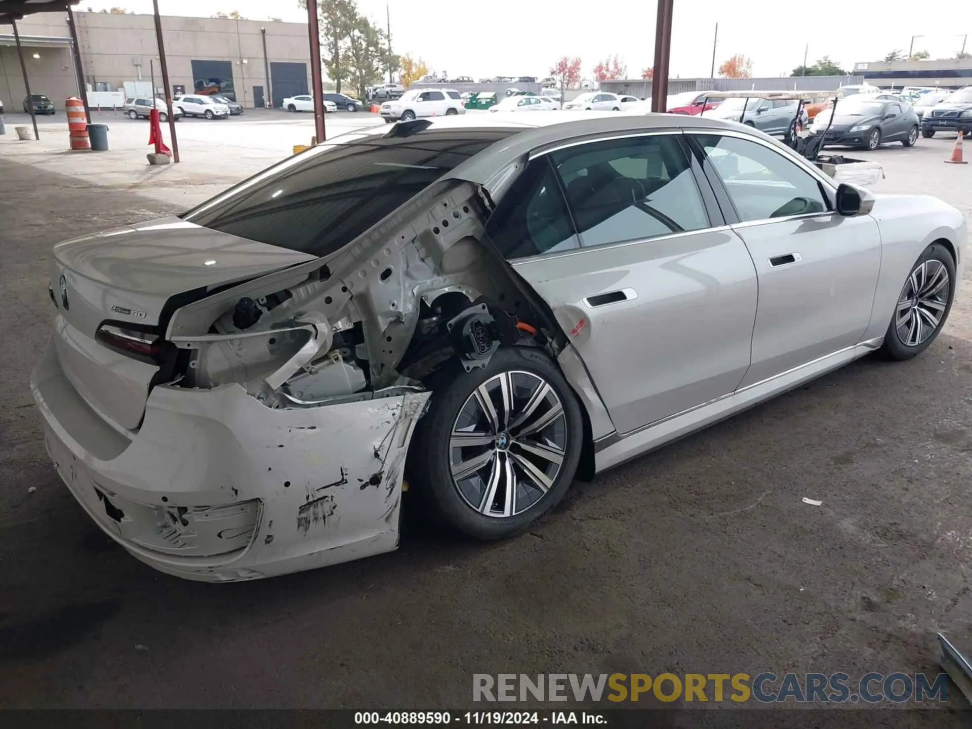 6 Photograph of a damaged car WBY43EJ04RCR65779 BMW I7 2024