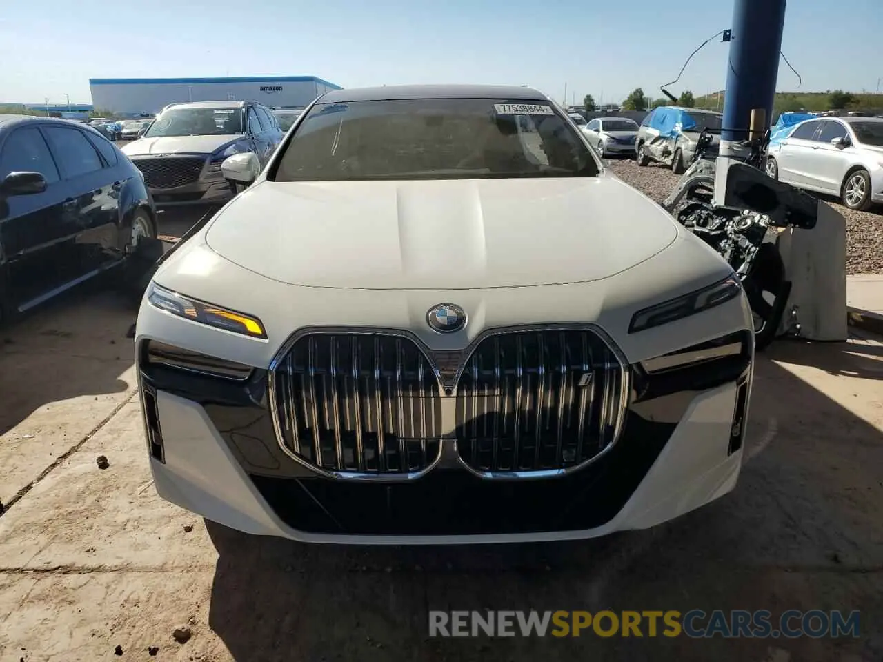 5 Photograph of a damaged car WBY43EJ06RCR45999 BMW I7 EDRIVE5 2024