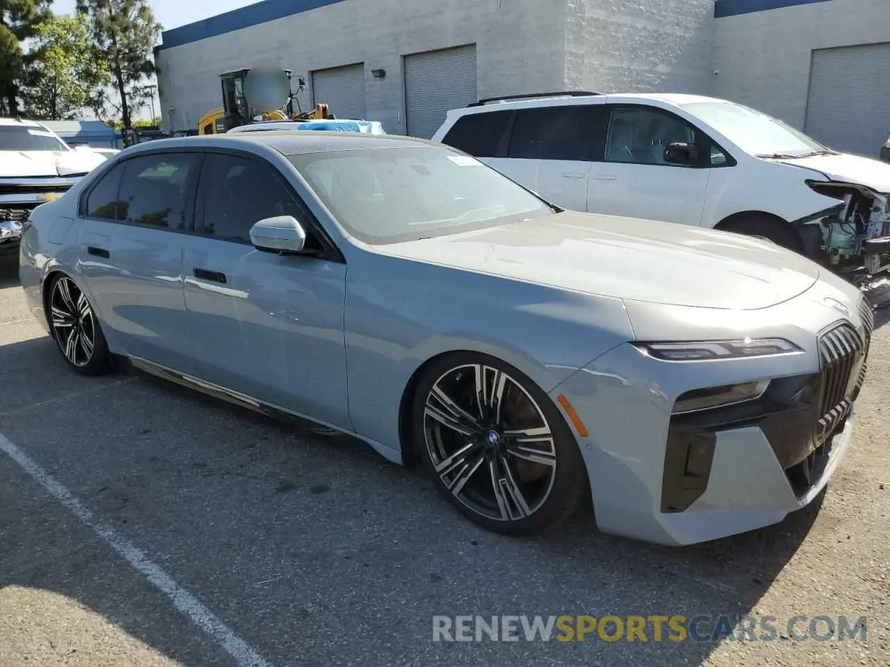 4 Photograph of a damaged car WBY43EJ0XRCR17381 BMW I7 EDRIVE5 2024