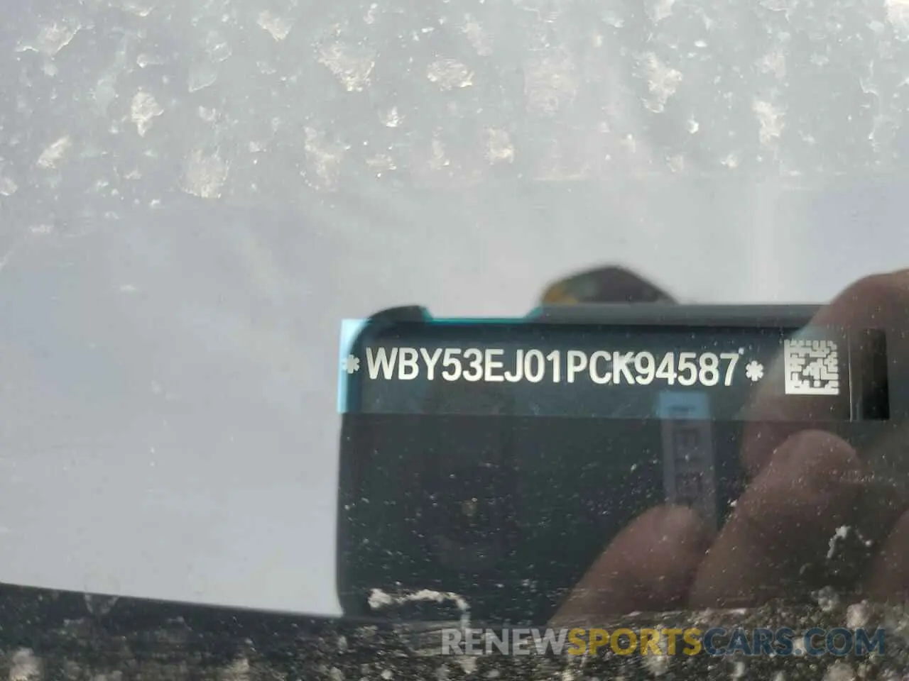 13 Photograph of a damaged car WBY53EJ01PCK94587 BMW I7 XDRIVE6 2023