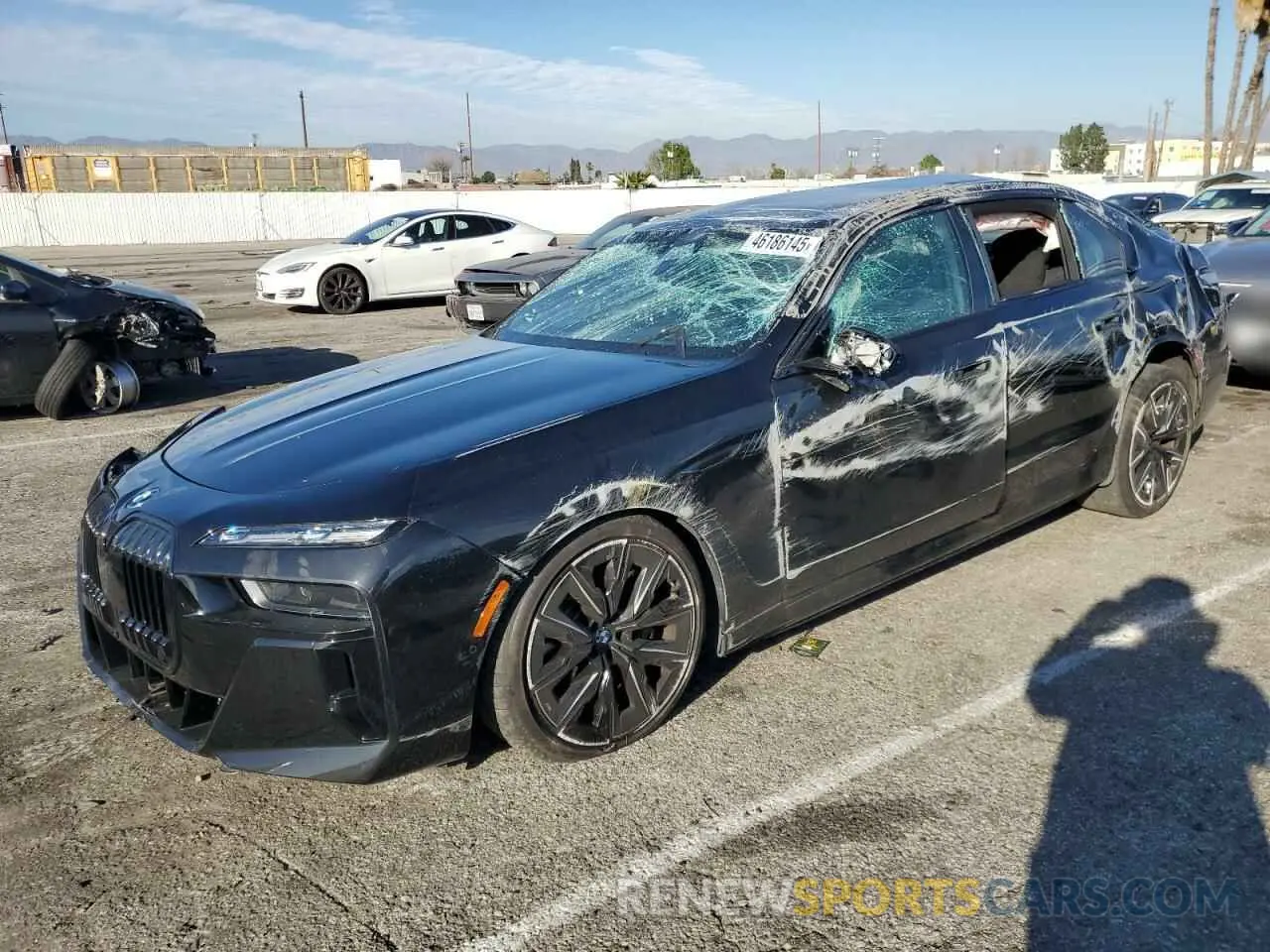 1 Photograph of a damaged car WBY53EJ01RCN97212 BMW I7 XDRIVE6 2024
