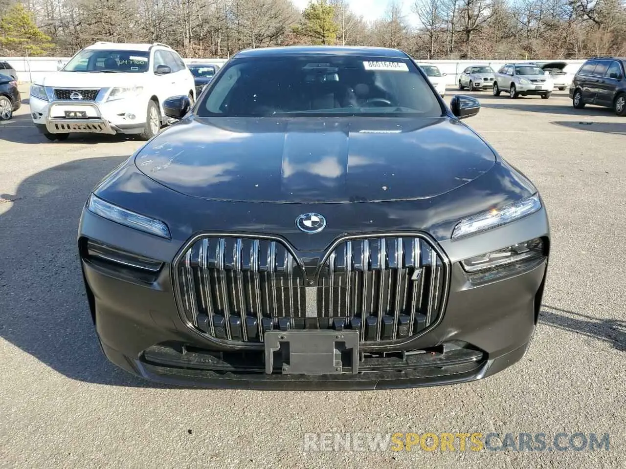 5 Photograph of a damaged car WBY53EJ07RCP22309 BMW I7 XDRIVE6 2024