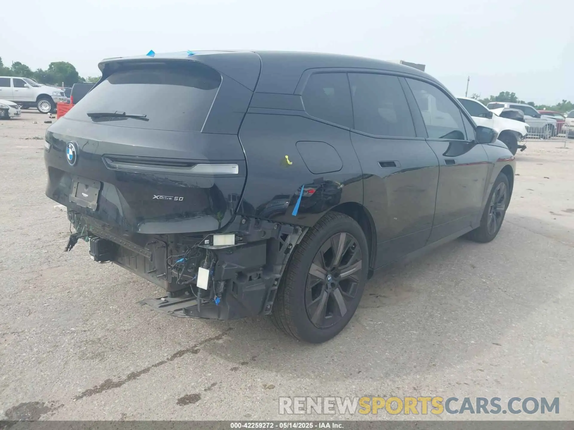 4 Photograph of a damaged car WB523CF01PCL99255 BMW IX 2023