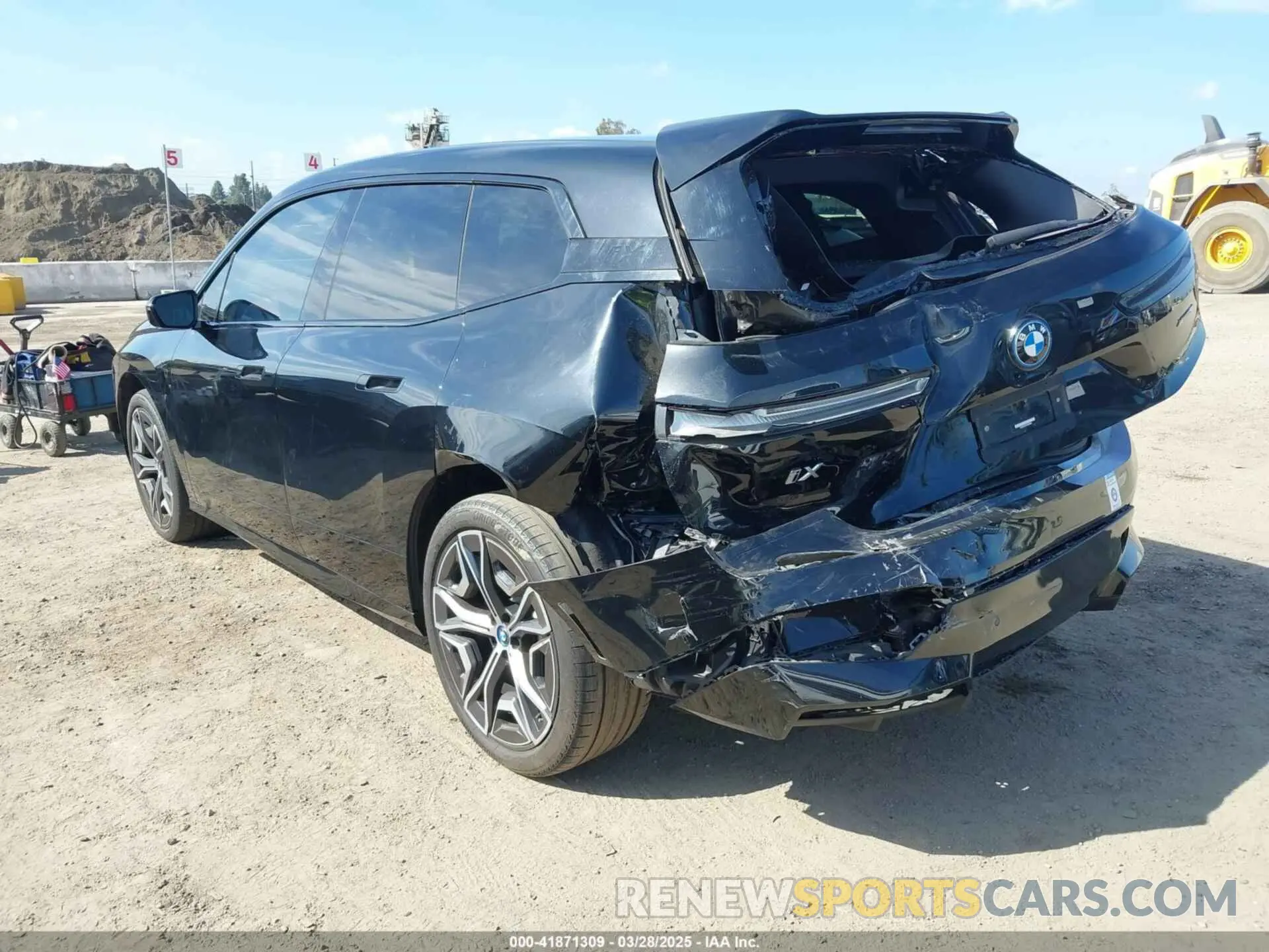 3 Photograph of a damaged car WB523CF01PCM78912 BMW IX 2023