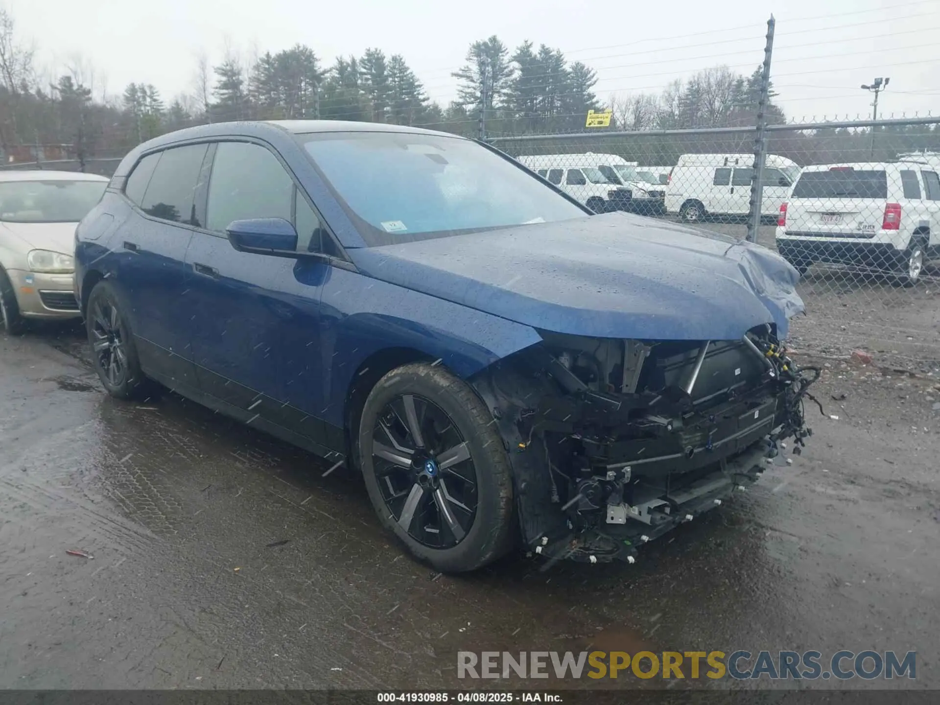 1 Photograph of a damaged car WB523CF08PCM23678 BMW IX 2023