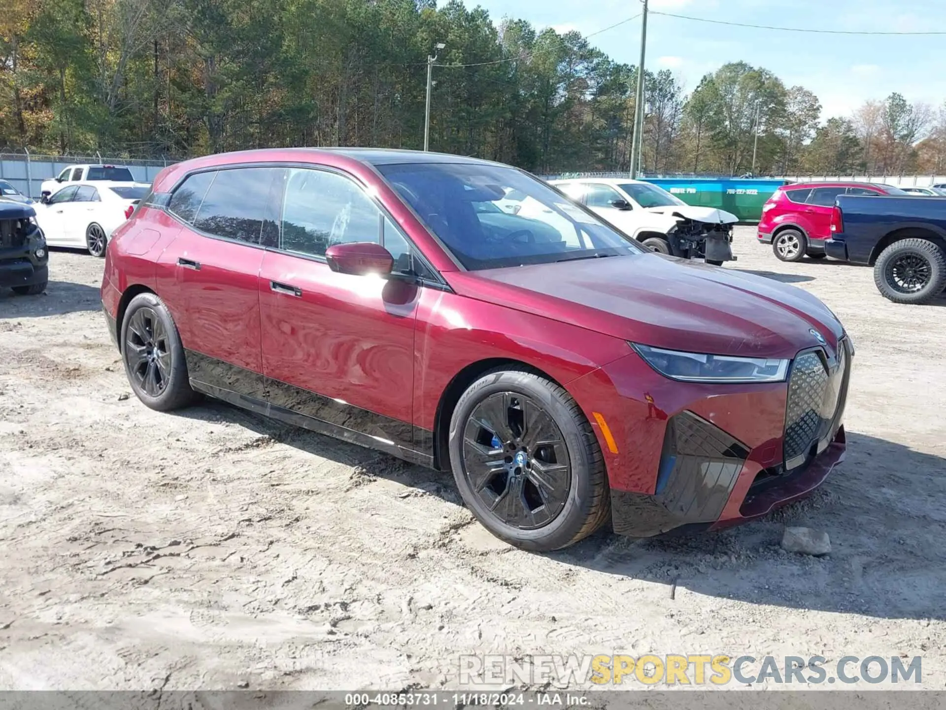 1 Photograph of a damaged car WB533CF07PCK62700 BMW IX 2023