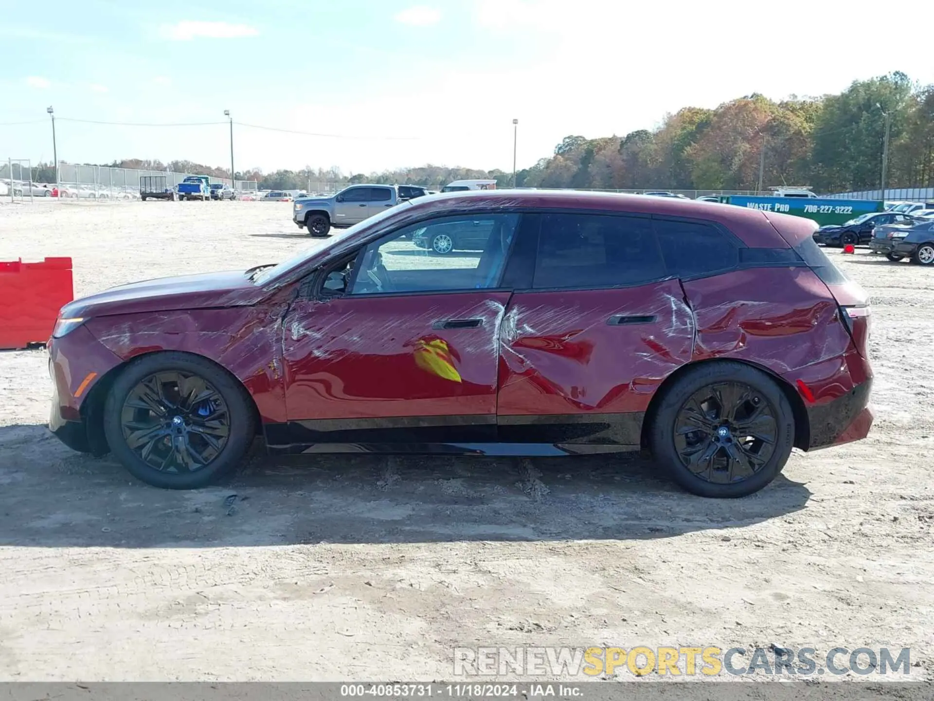 13 Photograph of a damaged car WB533CF07PCK62700 BMW IX 2023