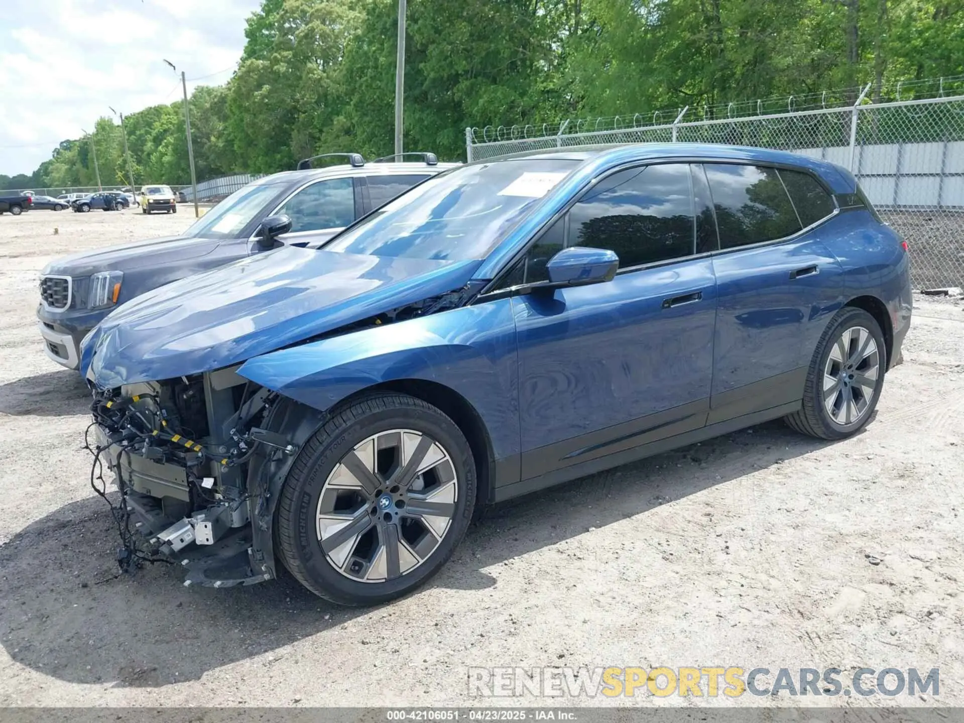 2 Photograph of a damaged car WB523CF01RCP01968 BMW IX 2024