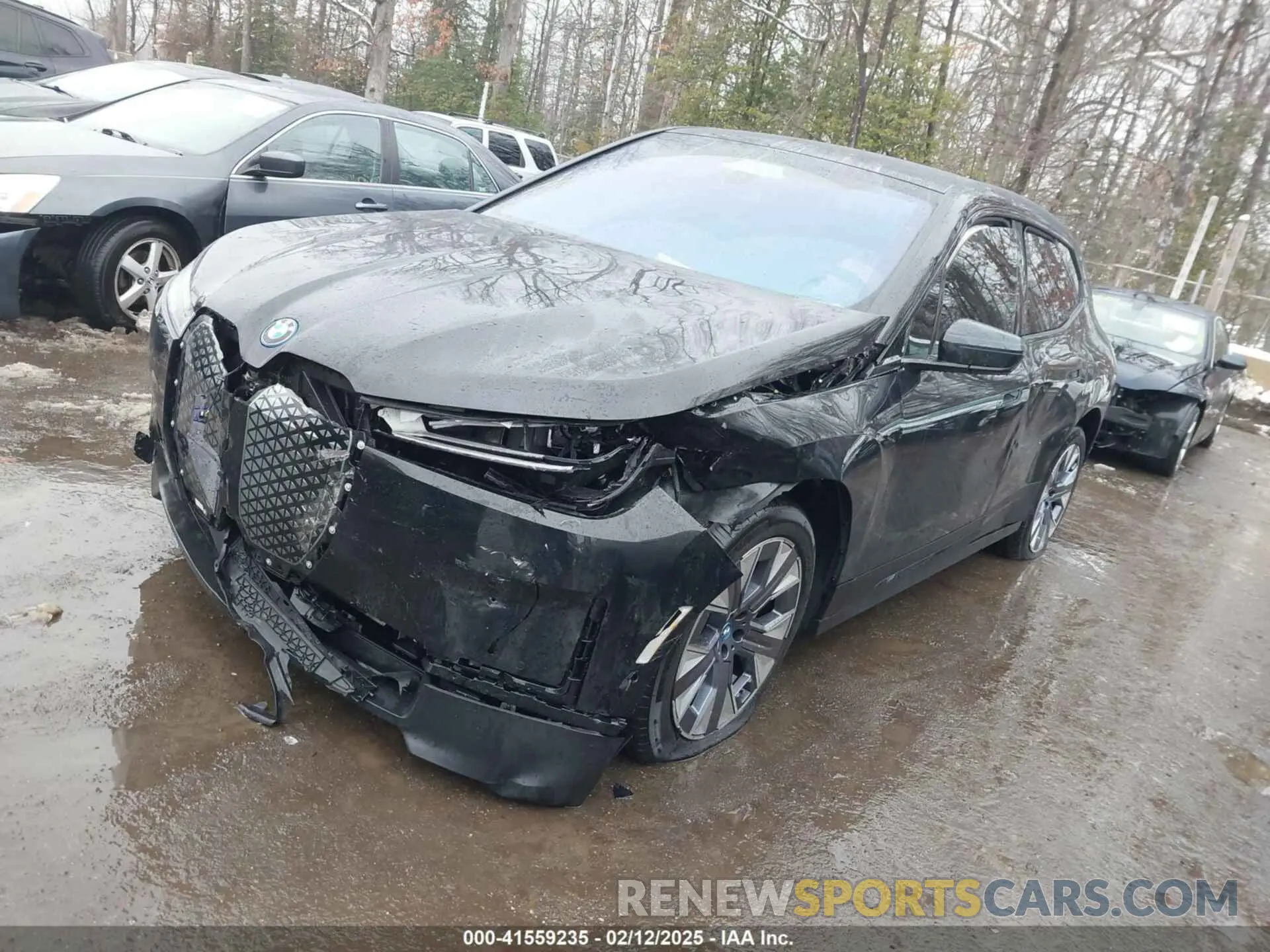 2 Photograph of a damaged car WB523CF04RCR31259 BMW IX 2024