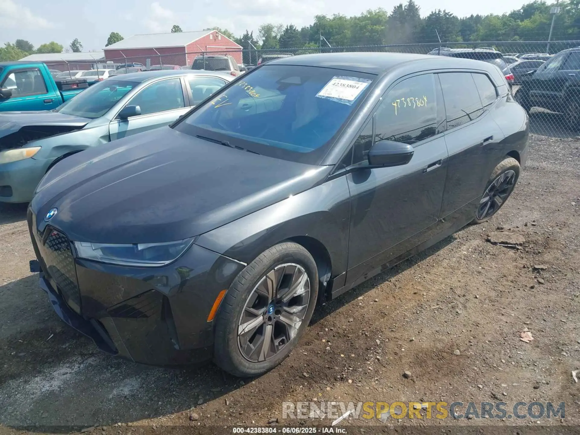 2 Photograph of a damaged car WB523CF06RCR13569 BMW IX 2024