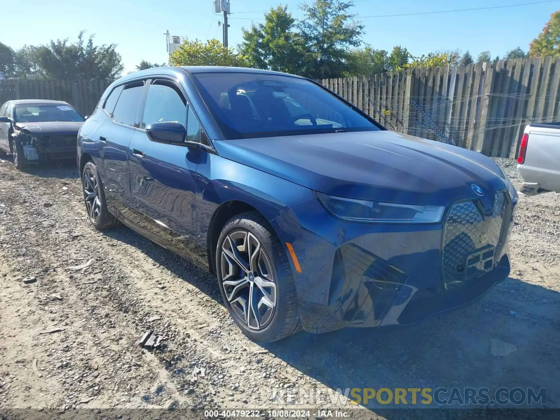 1 Photograph of a damaged car WB523CF09RCS04540 BMW IX 2024