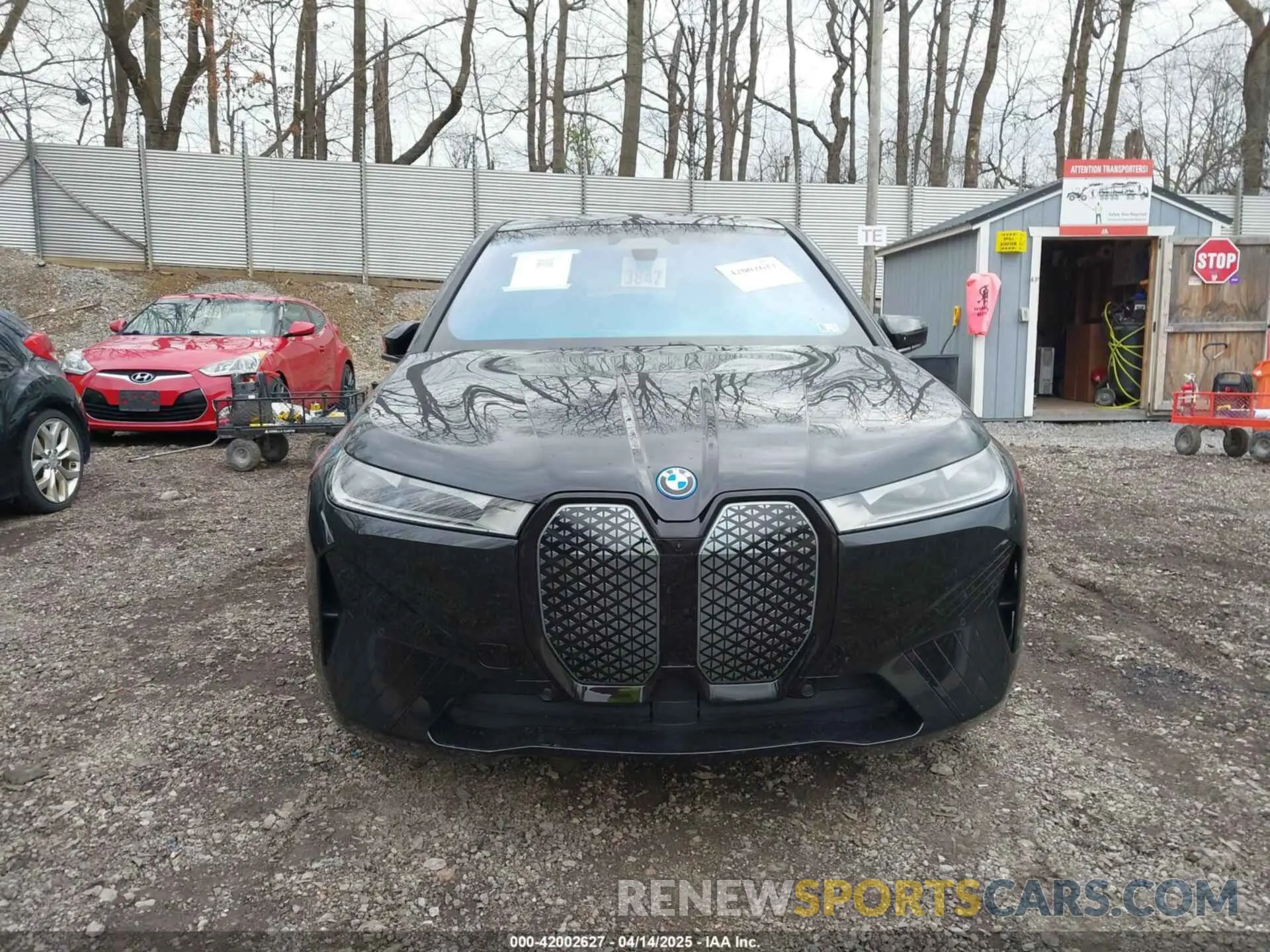 13 Photograph of a damaged car WB523CF00SCT84335 BMW IX 2025