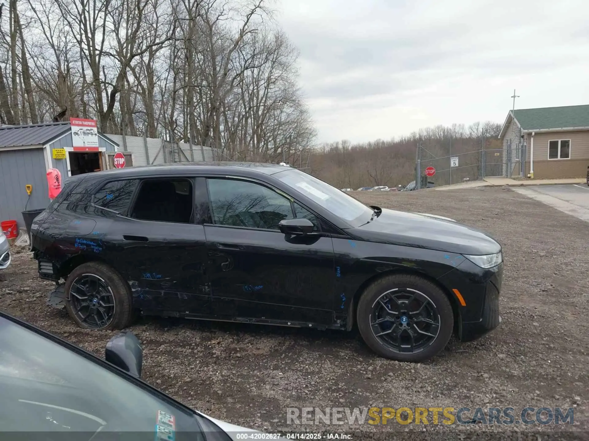 14 Photograph of a damaged car WB523CF00SCT84335 BMW IX 2025