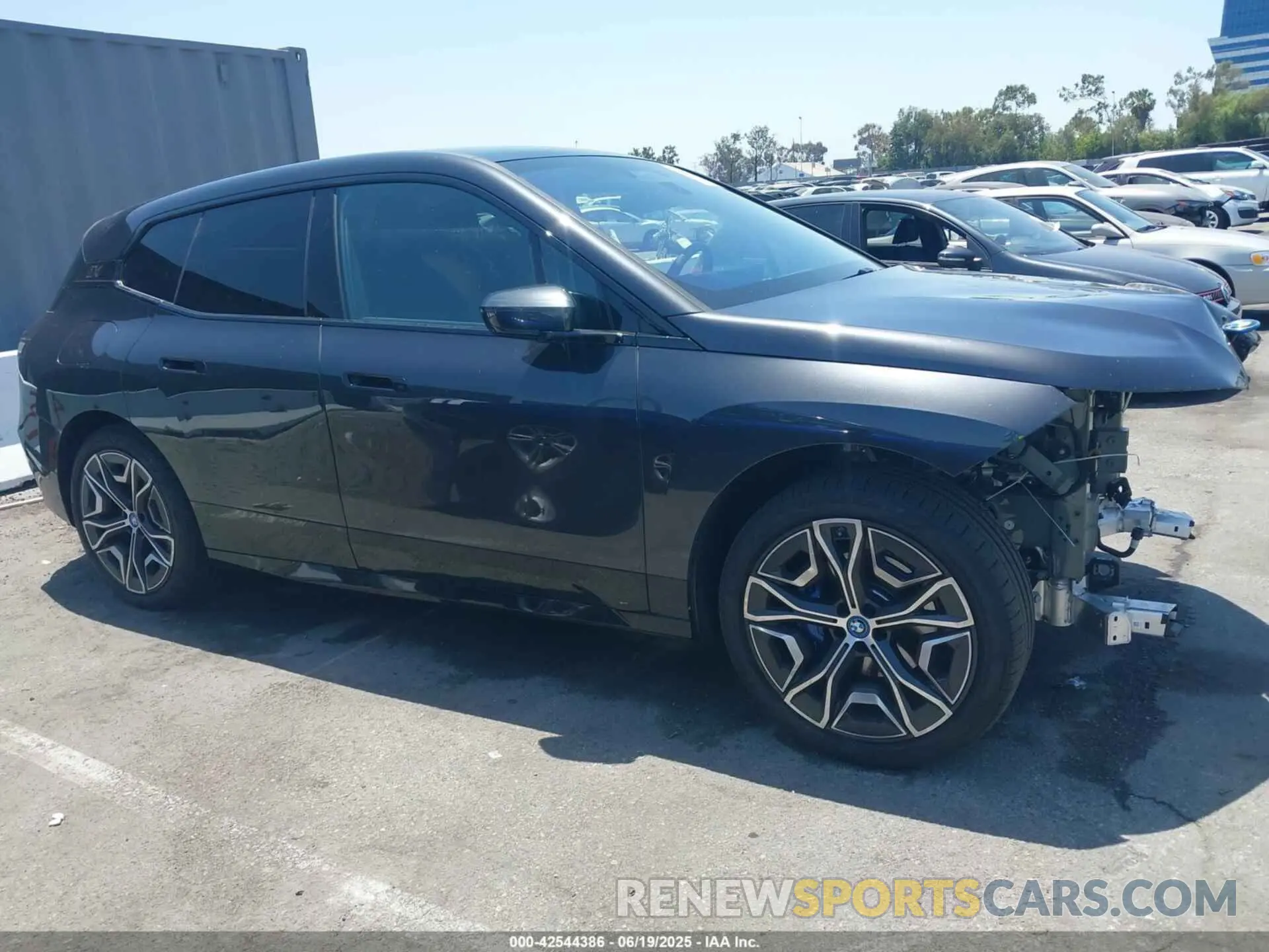 14 Photograph of a damaged car WB523CF04SCT83589 BMW IX 2025