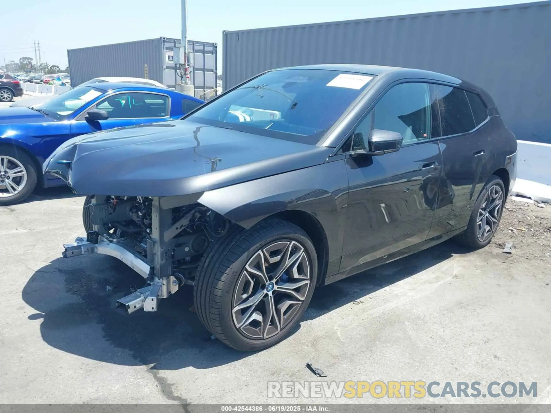 2 Photograph of a damaged car WB523CF04SCT83589 BMW IX 2025