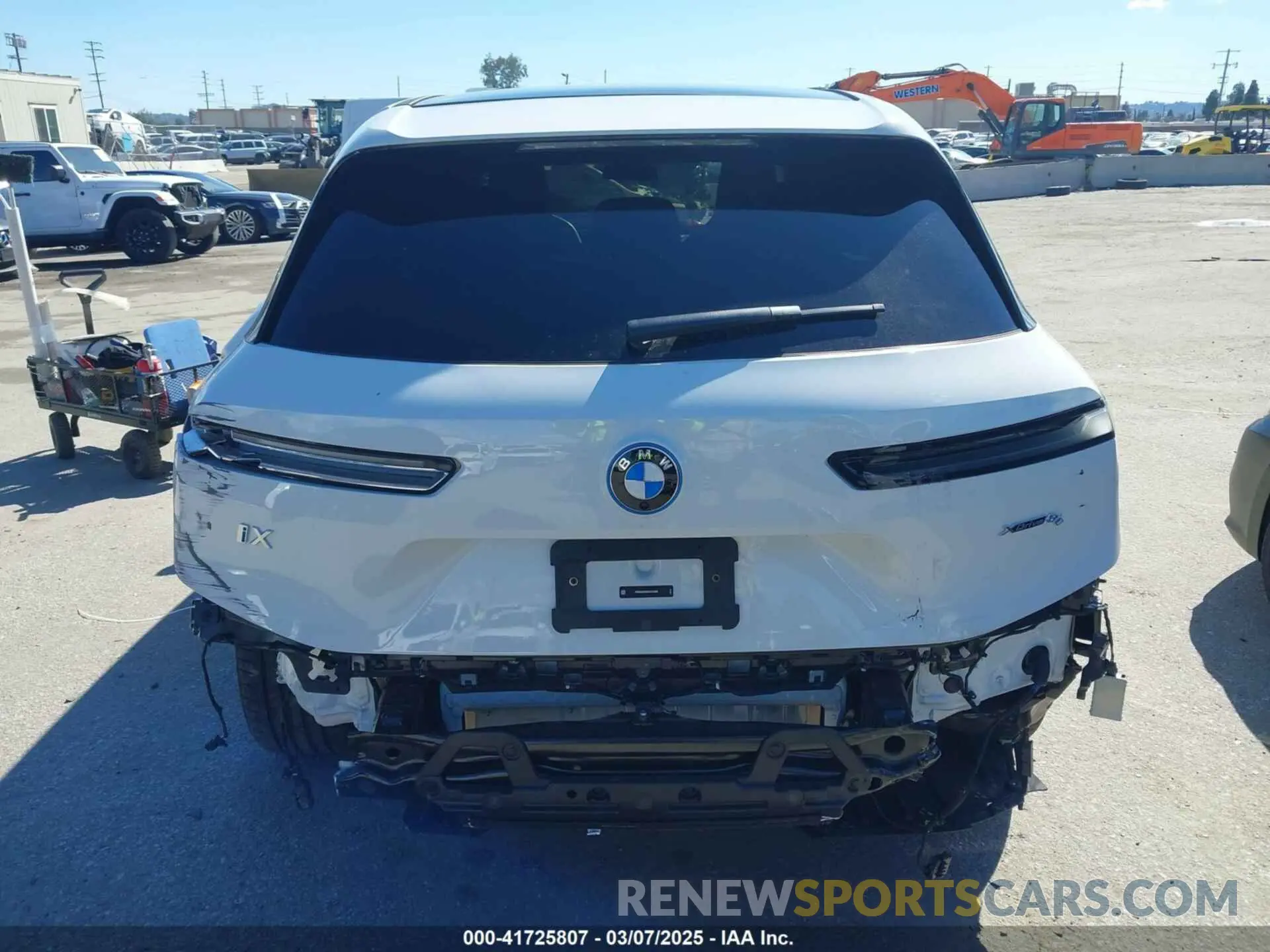 17 Photograph of a damaged car WB523CF05SCS12446 BMW IX 2025