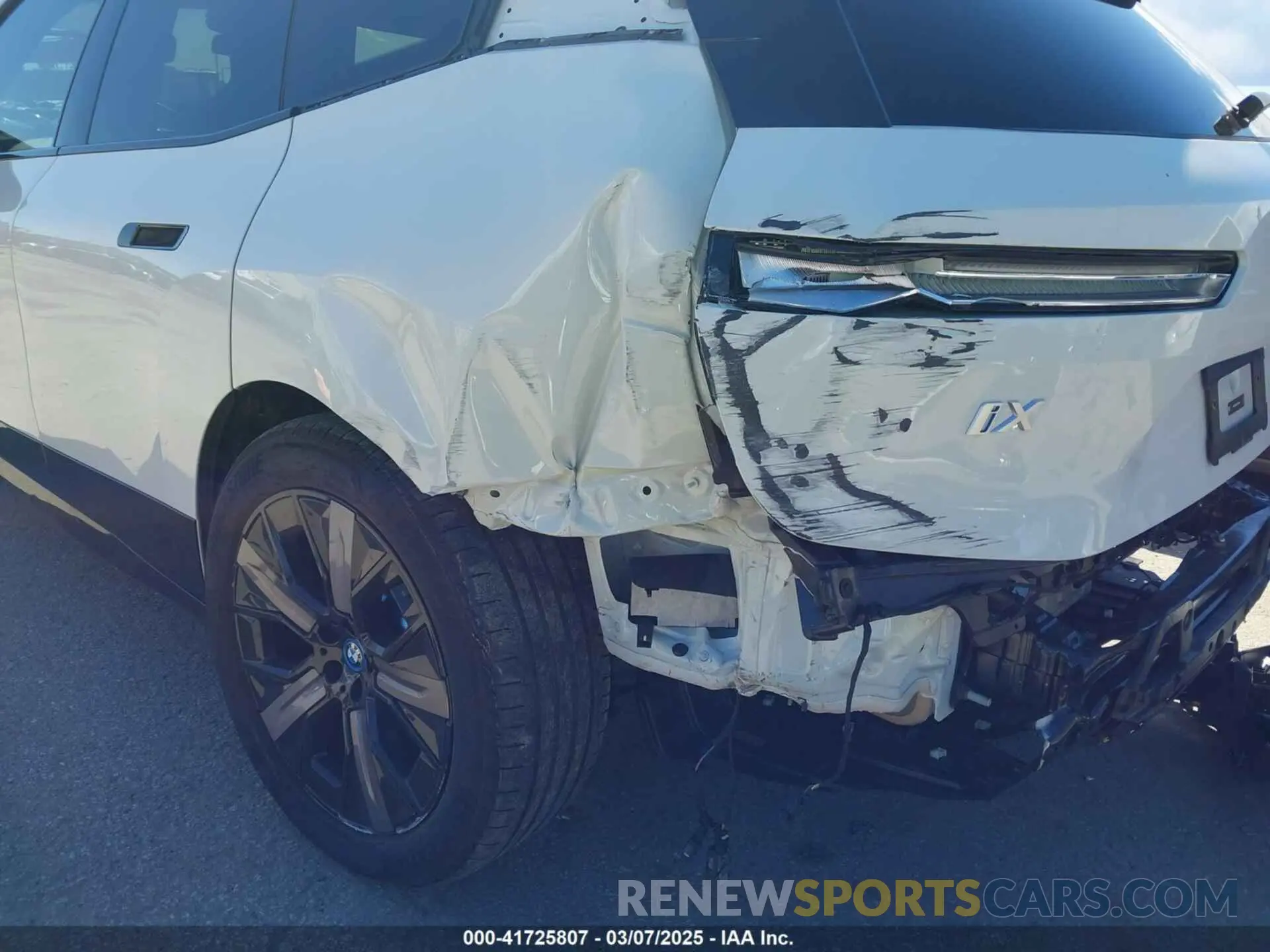20 Photograph of a damaged car WB523CF05SCS12446 BMW IX 2025