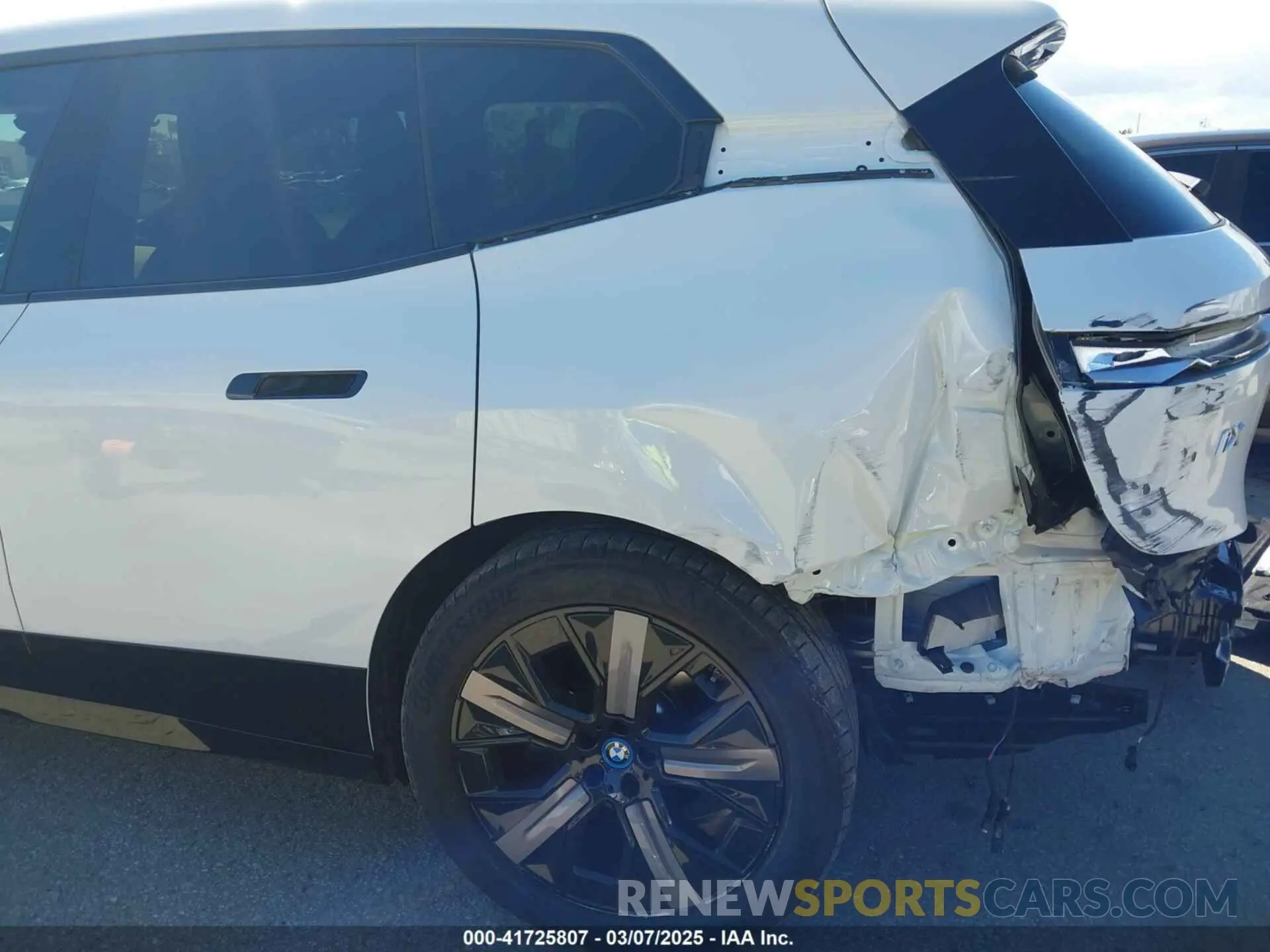 24 Photograph of a damaged car WB523CF05SCS12446 BMW IX 2025